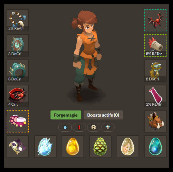stuff feca feu eau dofus 3
