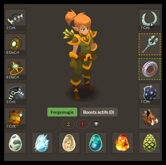 meilleur stuff cra dofus unity