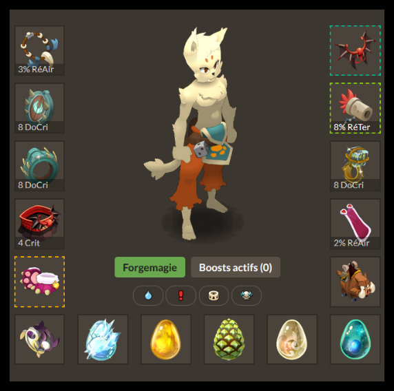 stuff eau do crit ecaflip dofus 3