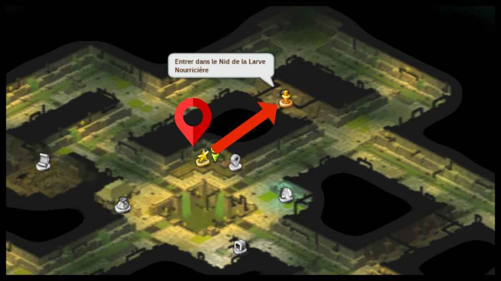 chemin nid larve nourriciere wakfu