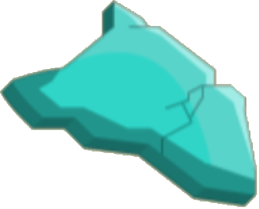 ecaille turquoise fisurée