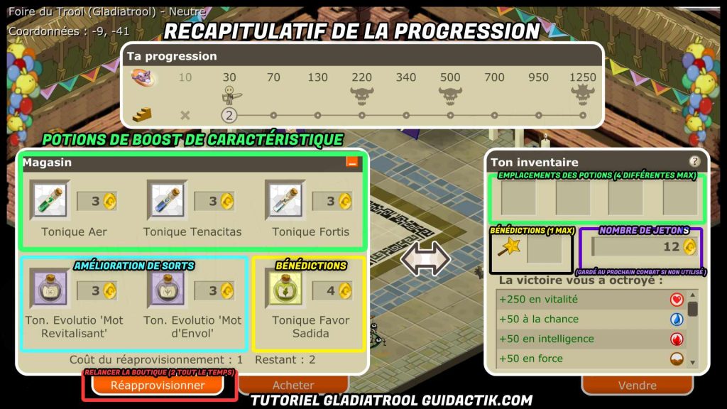 tutoriel gladiatrool boutique dofus retro